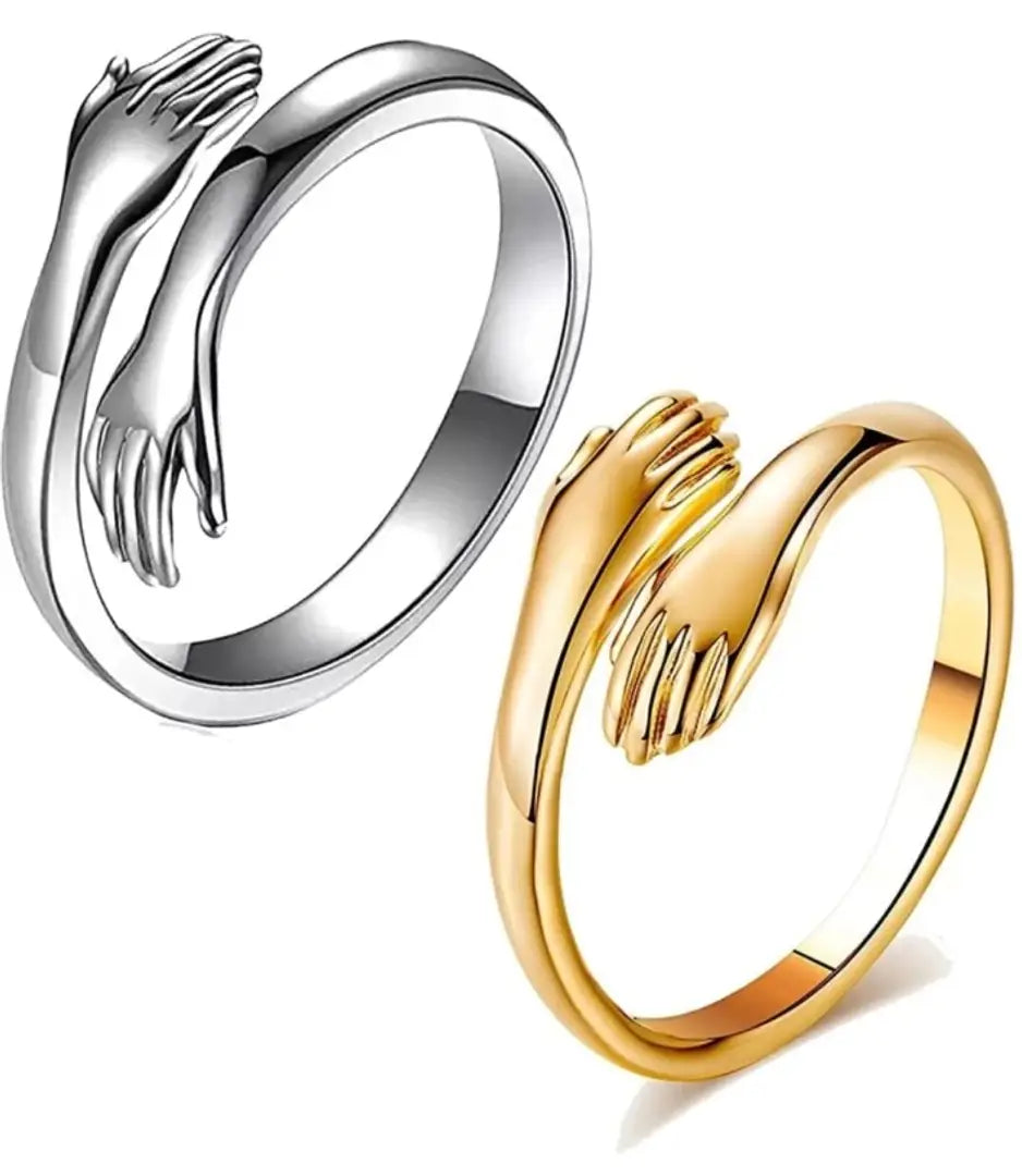 Fancy Alloy Finger Rings For Men Pack Of 2