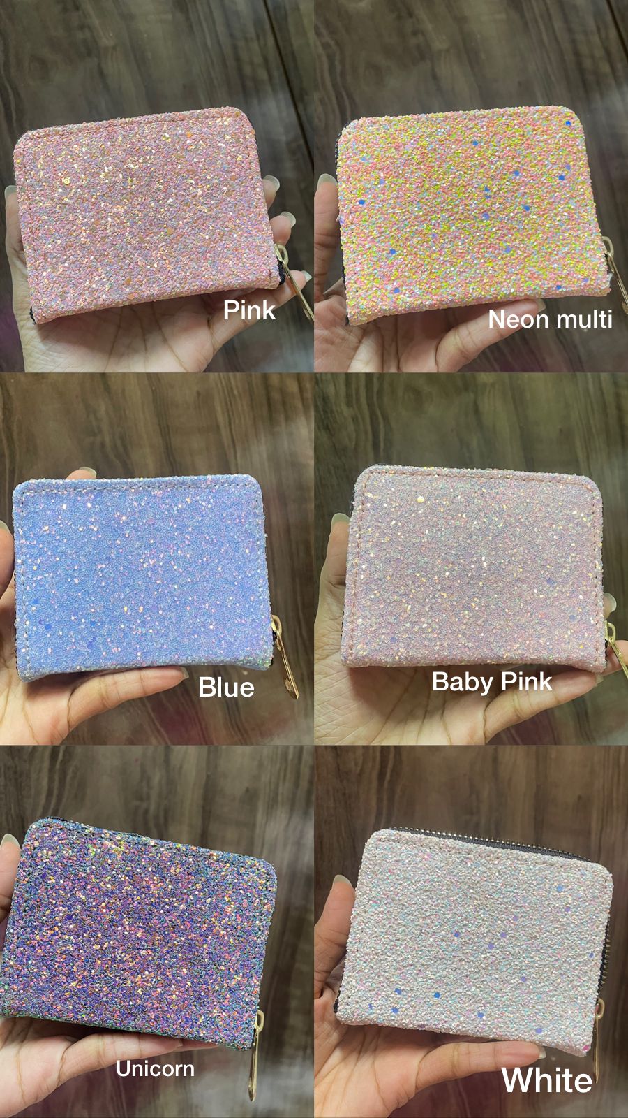 Custom Made Miniature Glitter Clutch