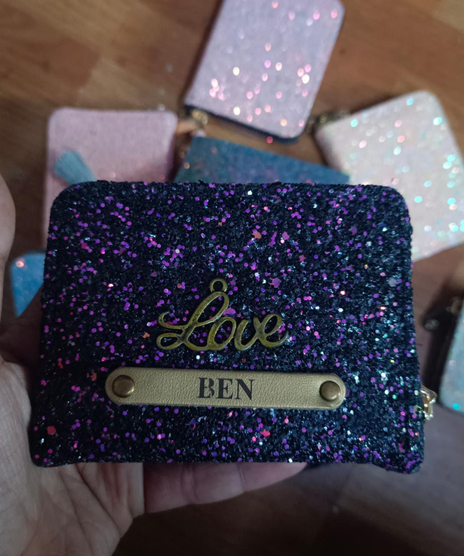 Custom Made Miniature Glitter Clutch