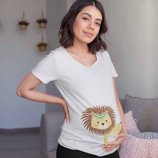 Customizable Maternity T-Shirt For Women