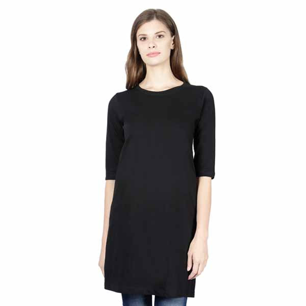 Long-Top T-Shirt S / Black