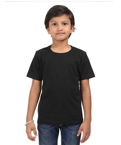 Customized Kids Boys T-Shirt 0 To 13 Years / Black
