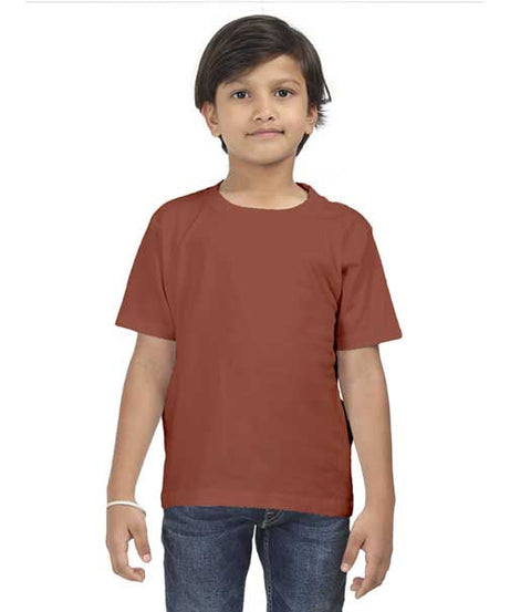 Customized Kids Boys T-Shirt 0 To 13 Years / Brick Red