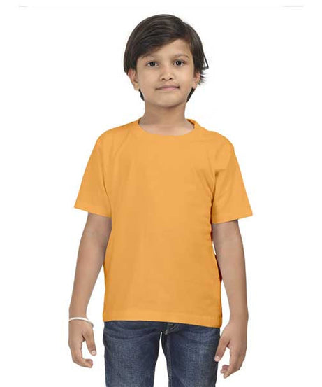 Customized Kids Boys T-Shirt 0 To 13 Years / Mustard Yellow