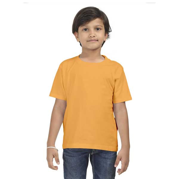 Customized Kids Boys T-Shirt 0 To 13 Years / Mustard Yellow