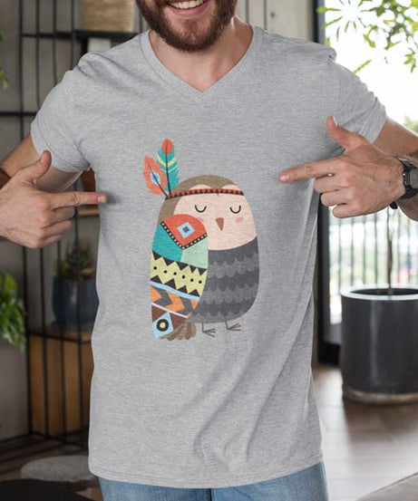 Customizable V Neck T-Shirt