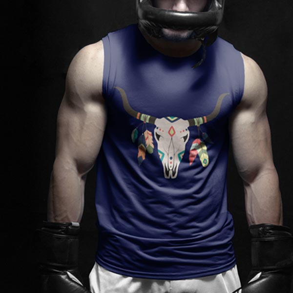 Customized Mens Gym Vest