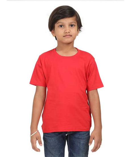 Customized Kids Boys T-Shirt 0 To 13 Years / Red