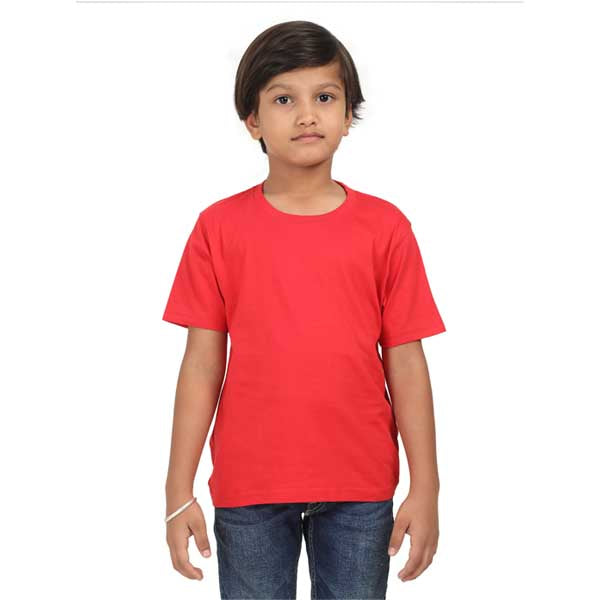 Customized Kids Boys T-Shirt 0 To 13 Years / Red