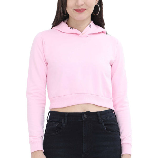 Front Customized Crop Hoodies