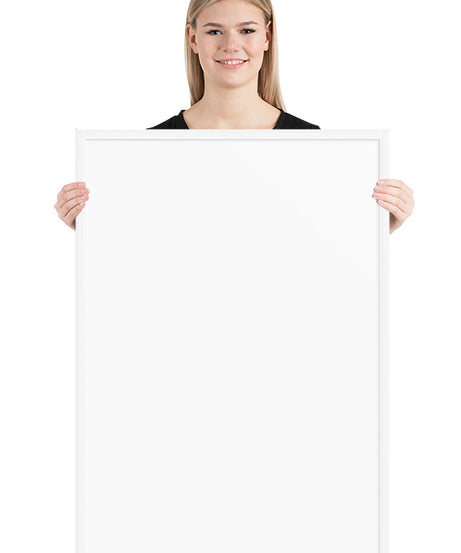 Customized Enhanced Matte Paper Framed Poster (Cm) White / 61×91 Cm