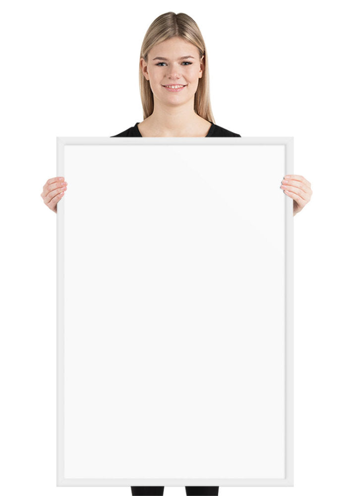Customized Enhanced Matte Paper Framed Poster (In) White / 24×36