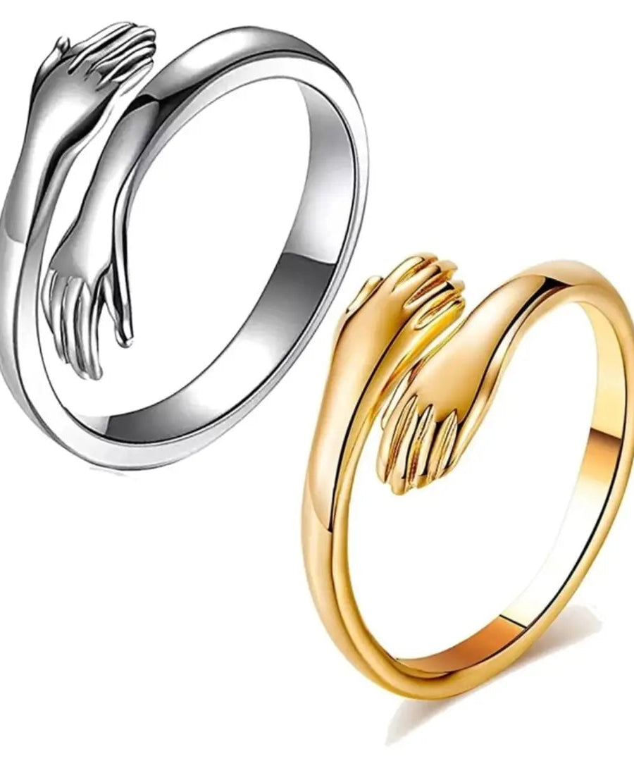 Fancy Alloy Finger Rings For Men Pack Of 2