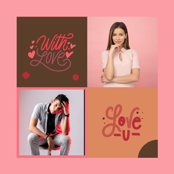 Couple photo frame fattycraft