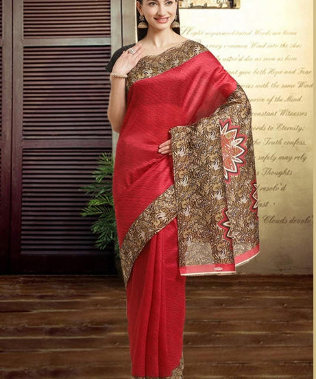 Special Printed Art Silk Sarees