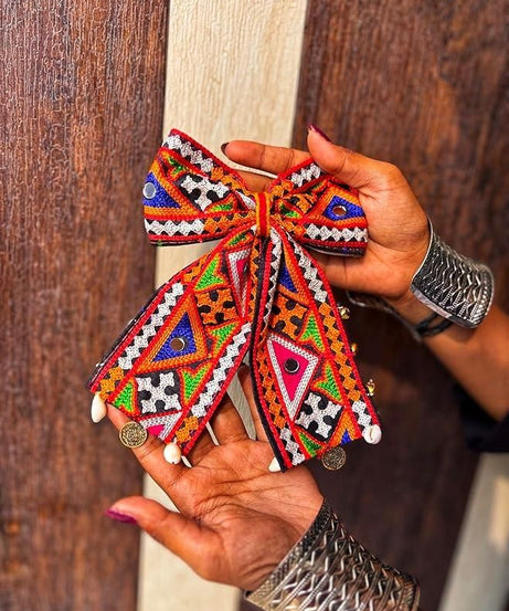 Navratri Bow hair Accessories (Pack of 2)