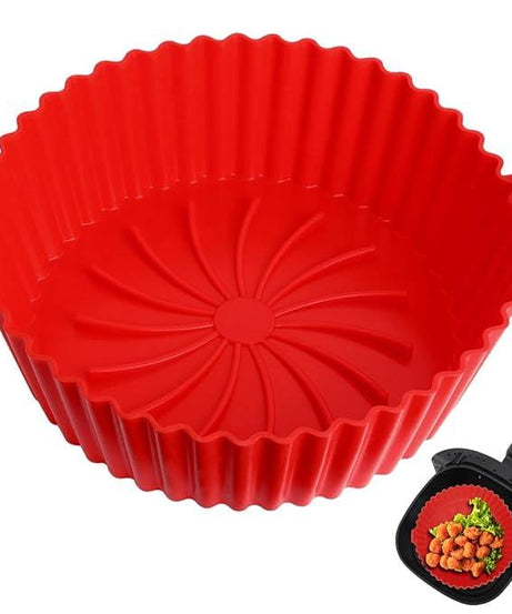 Air Fryer Silicone Baking Tray Reusable  Mold