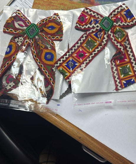 Navratri Bow hair Accessories (Pack of 2)