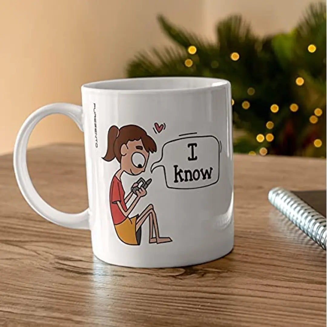 PUREZENTO I Know I Love You Coffee Tea /Milk Mug