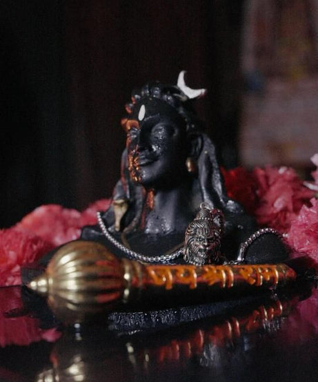 2 Face Pendent of Hanuman/Shankar with Chain