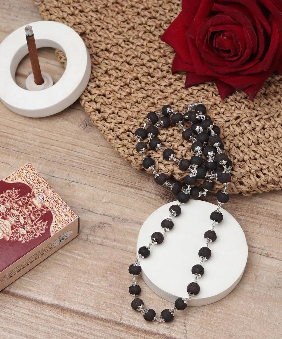 Ebony Wood Karungali Mala