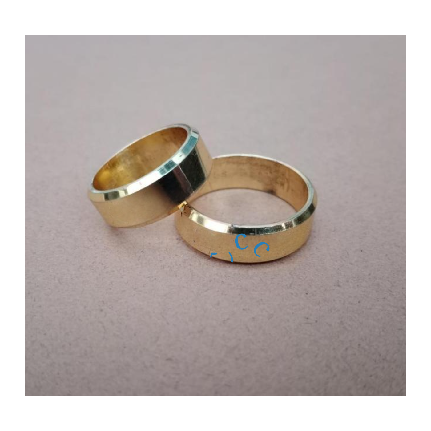 Customized Name Ring With Gold Platted Zakeke-Design