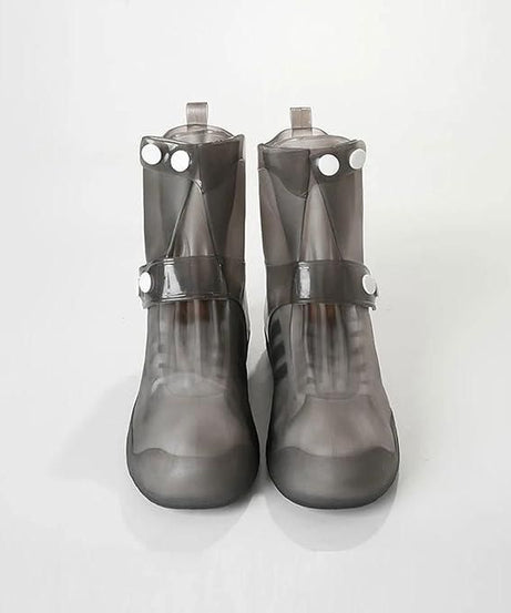 Waterproof Rain Shoe Covers with Secure Button Closure