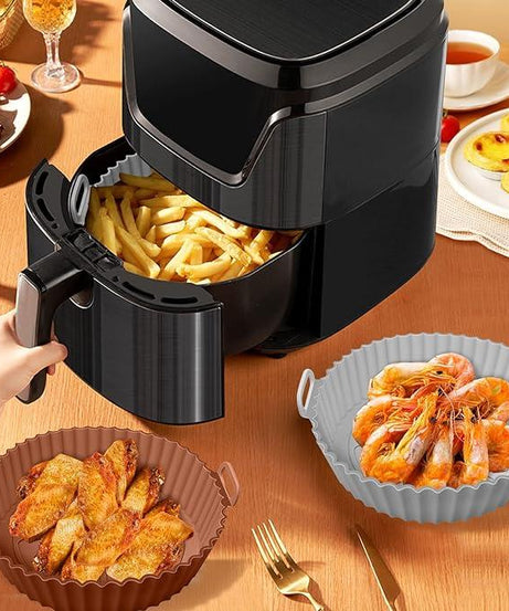 Air Fryer Silicone Baking Tray Reusable  Mold