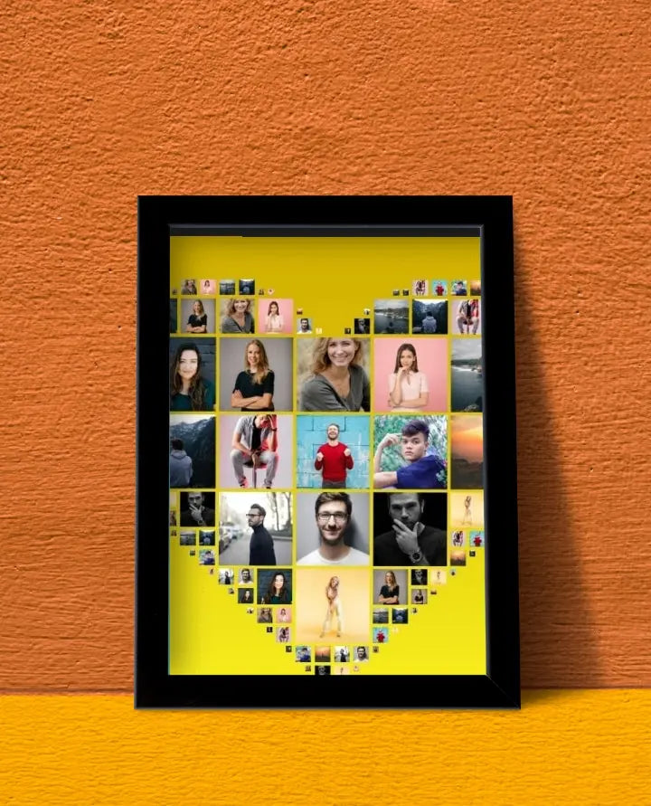 Couple Heart Frame Collage fattycraft