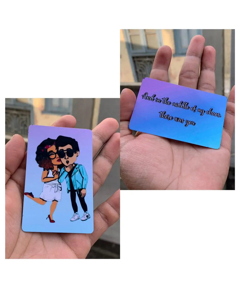 Customized wallet card fattycraft