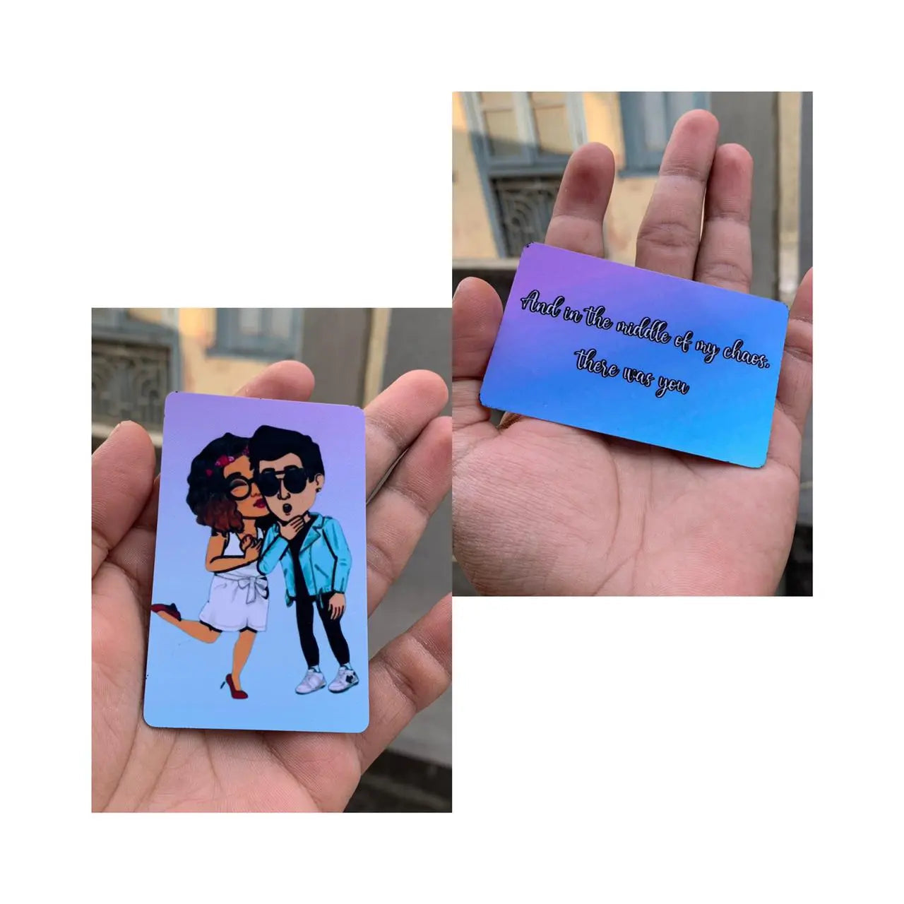 Customized wallet card fattycraft