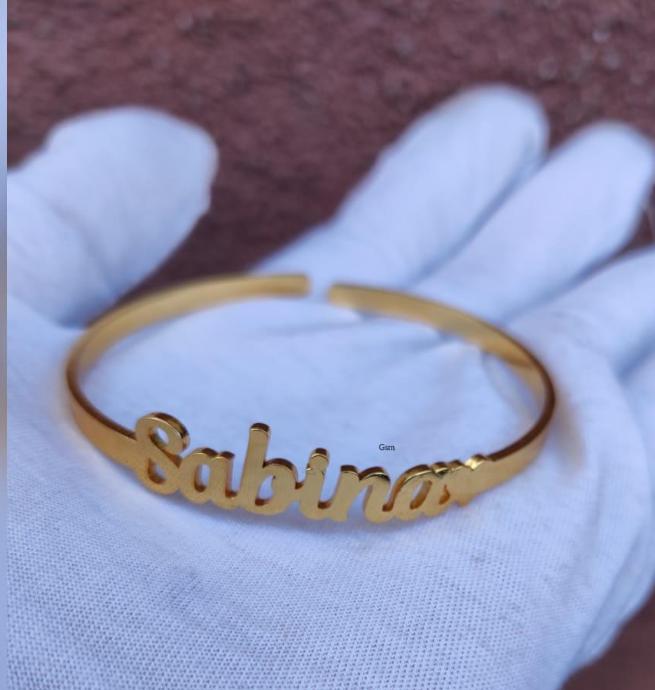Customize name bracelet fattycraft