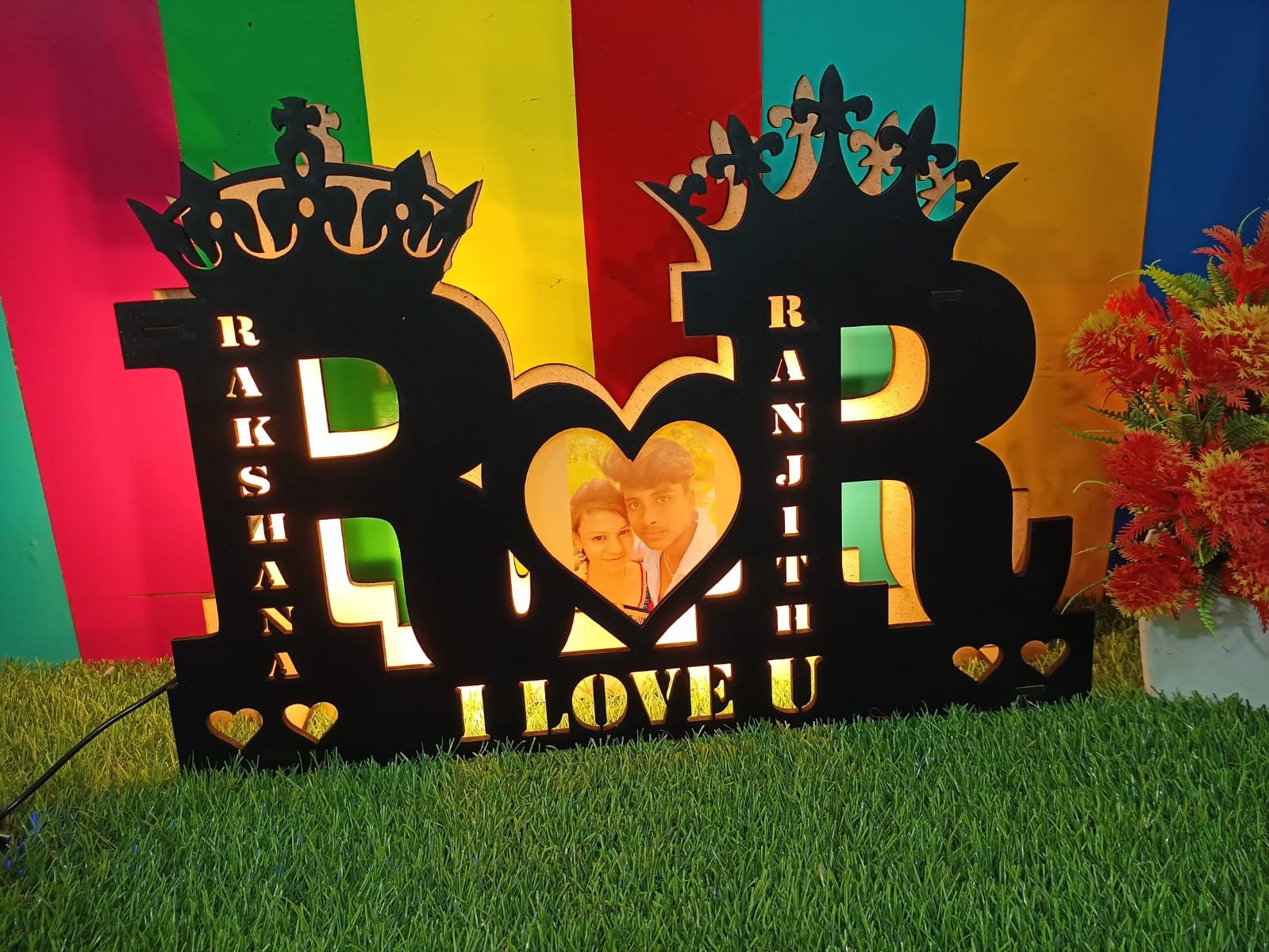 Double led letters fattycraft