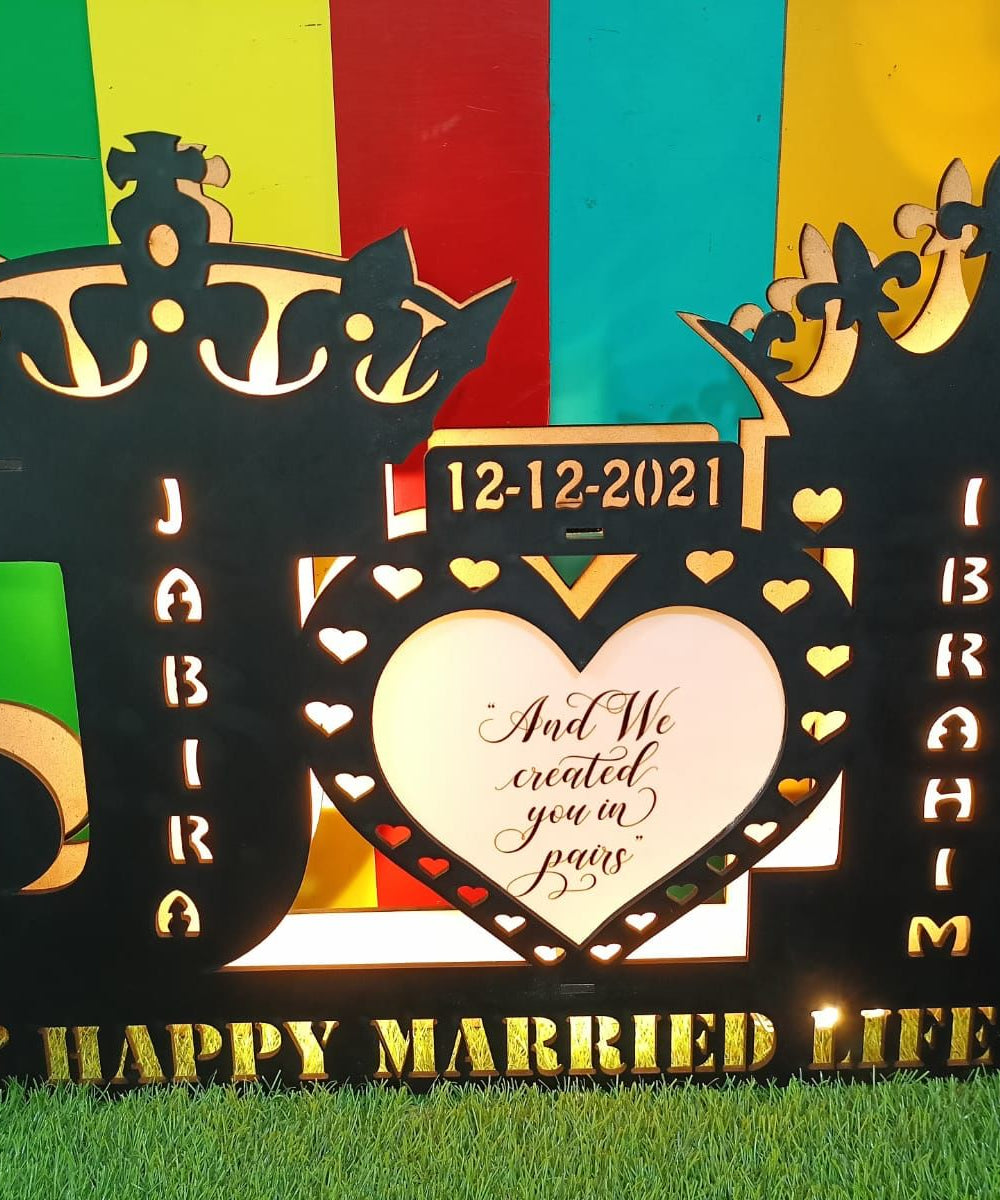 Double led letters fattycraft