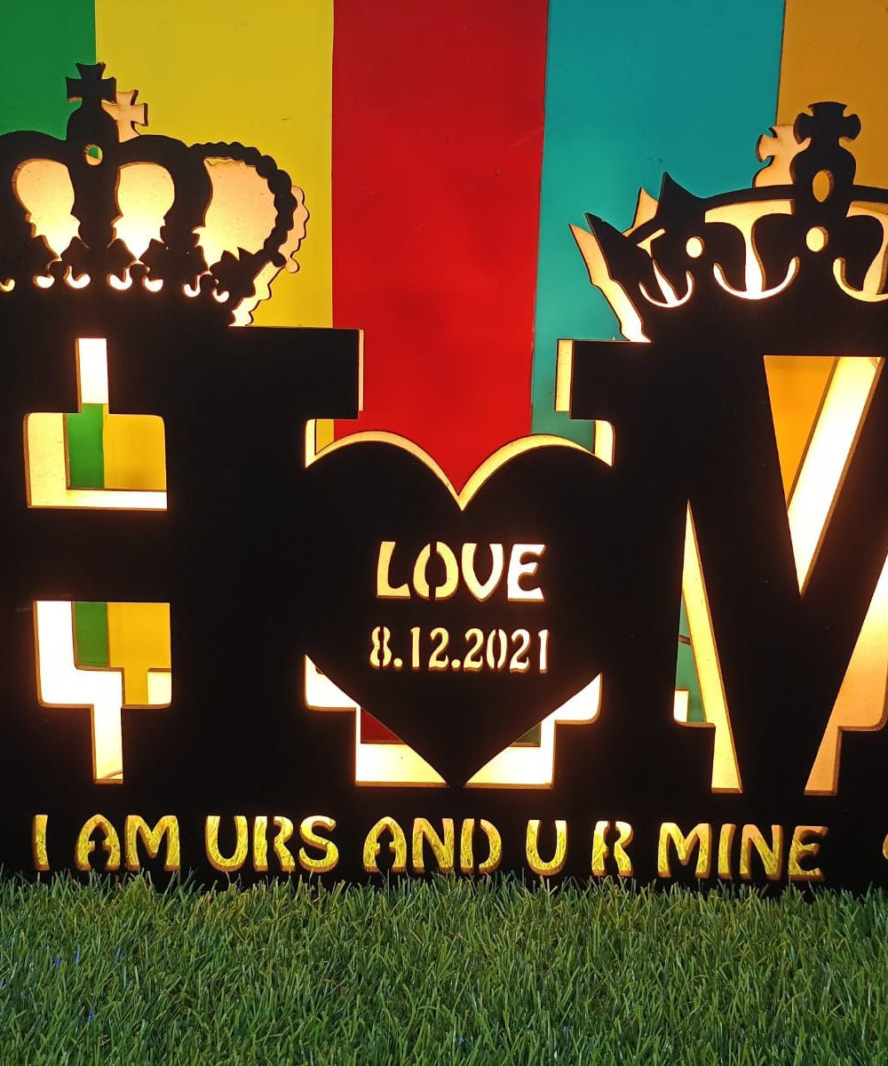 Double led letters fattycraft