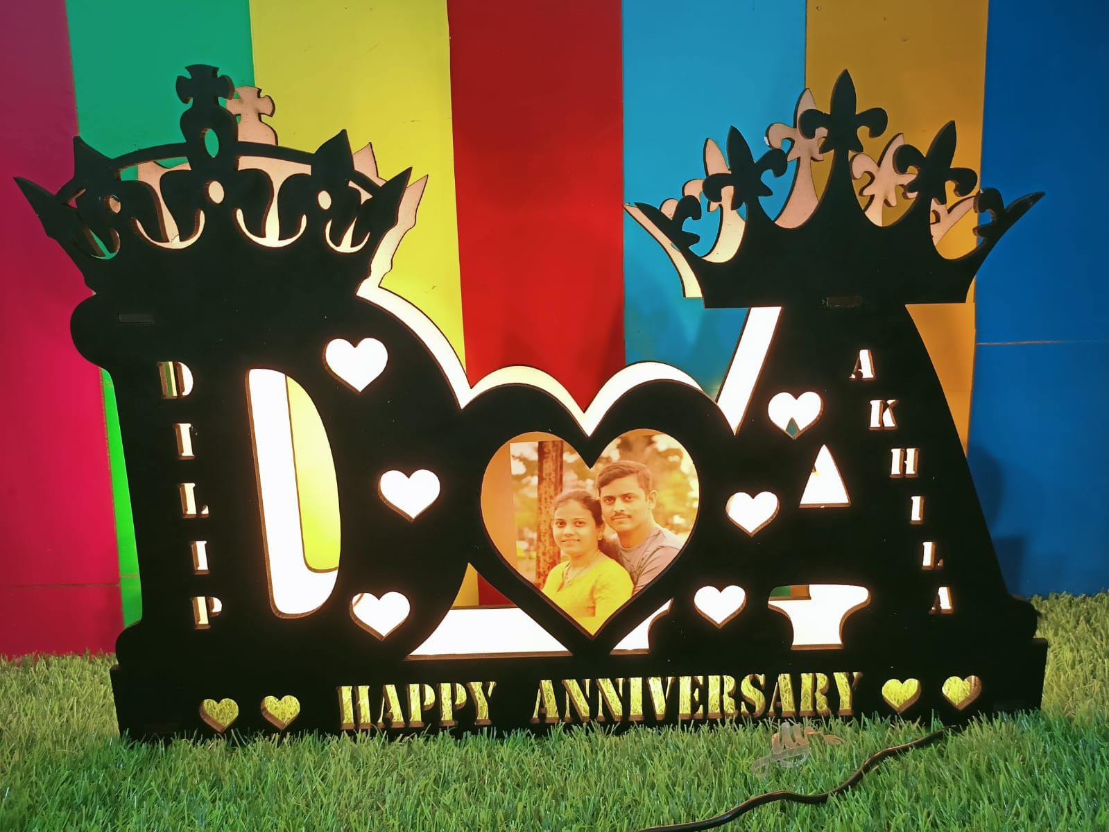 Double led letters fattycraft