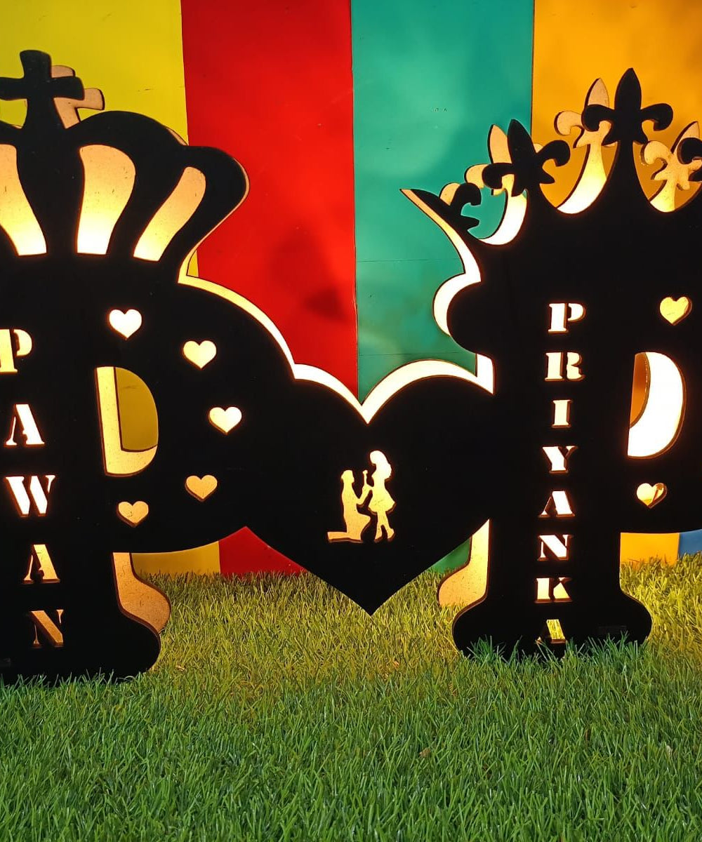 Double led letters fattycraft