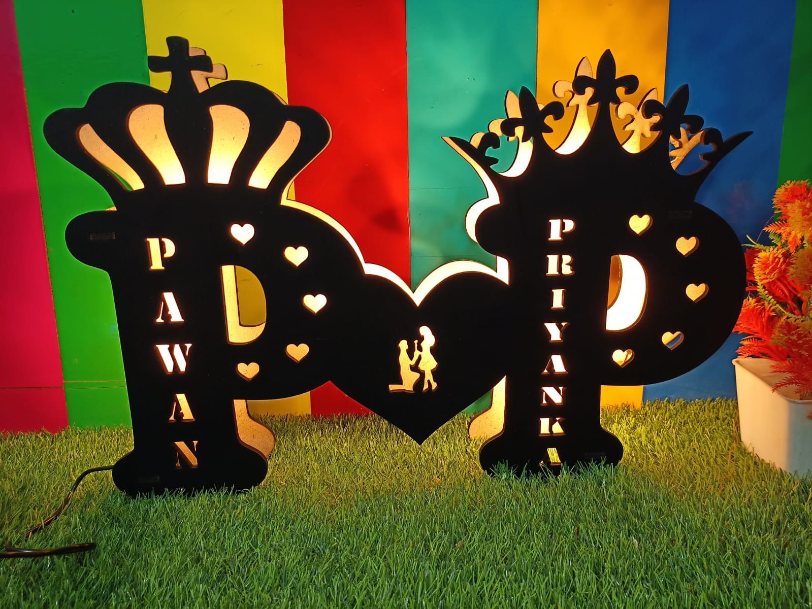 Double led letters fattycraft