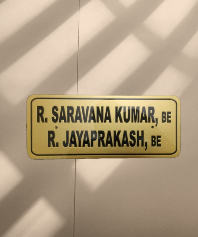 Customized house name plates fattycraft