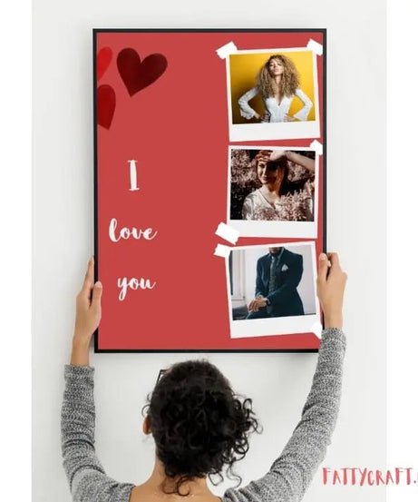 Love couple photo frame fattycraft