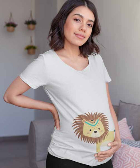 Customizable Maternity T-Shirt For Women