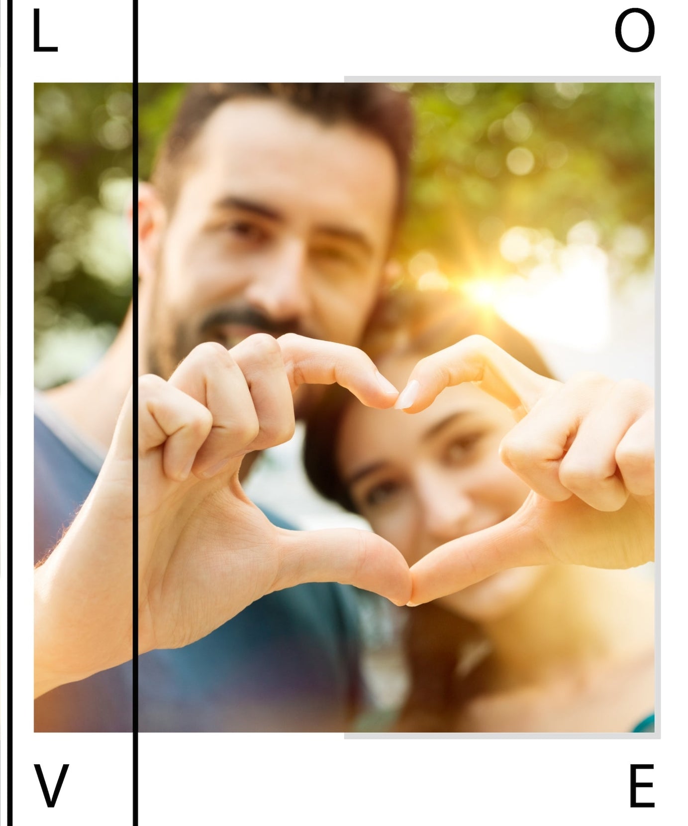 Cute Couple Photo Frame Photography