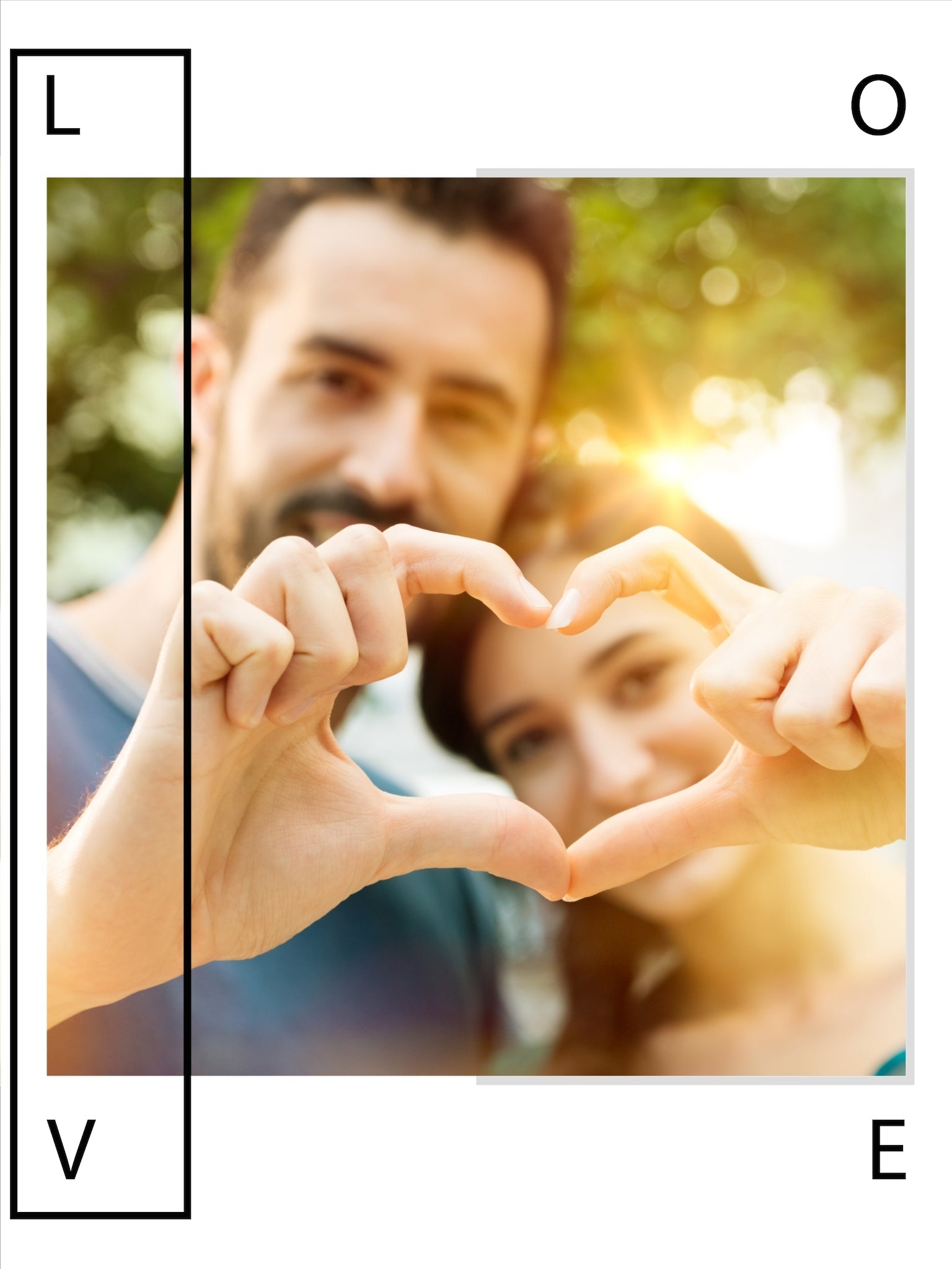 Cute Couple Photo Frame Photography