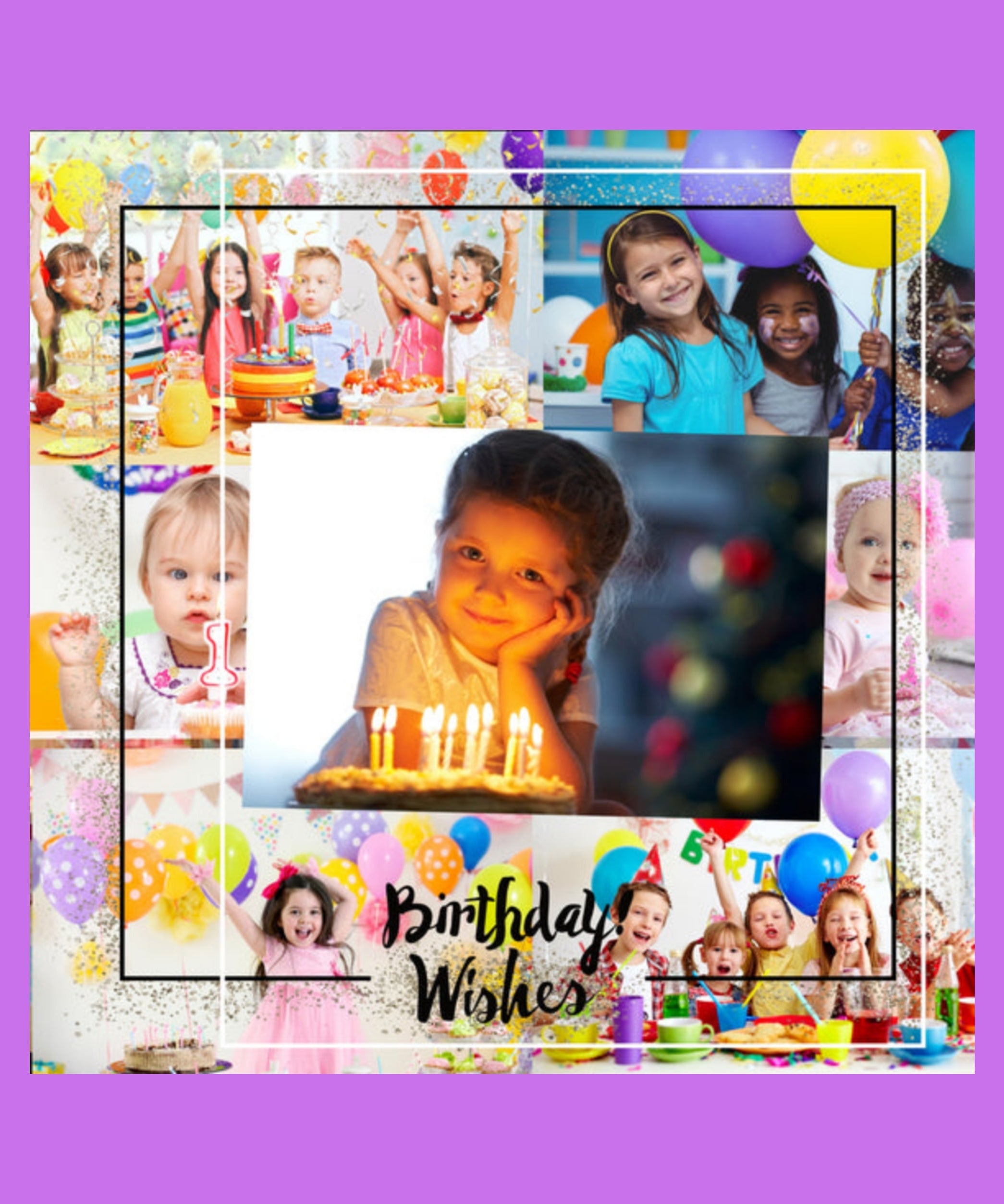 Customized Birthday Frame Gift Photography