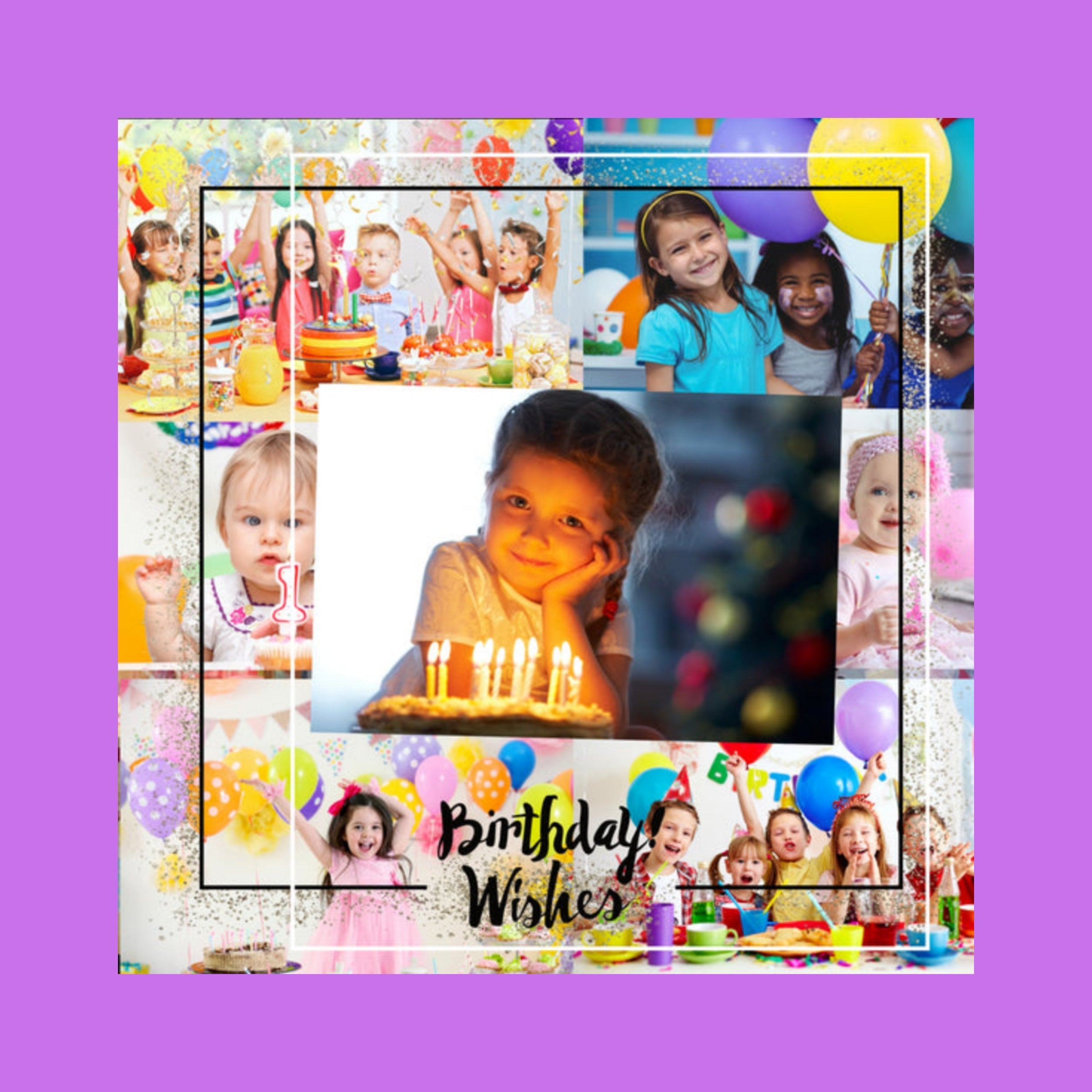Customized Birthday Frame Gift Photography