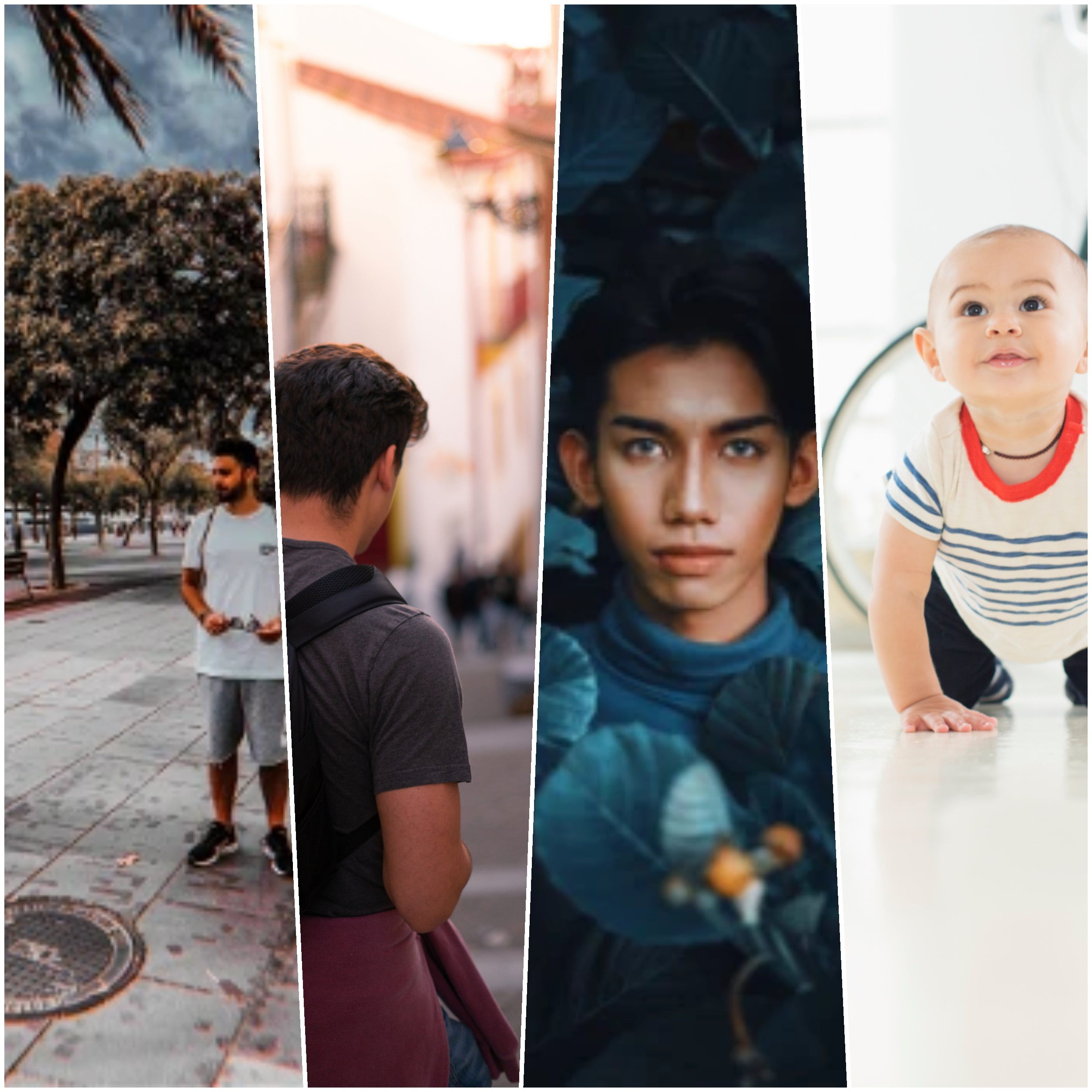 Four Pic Customized Collage A4 Frame