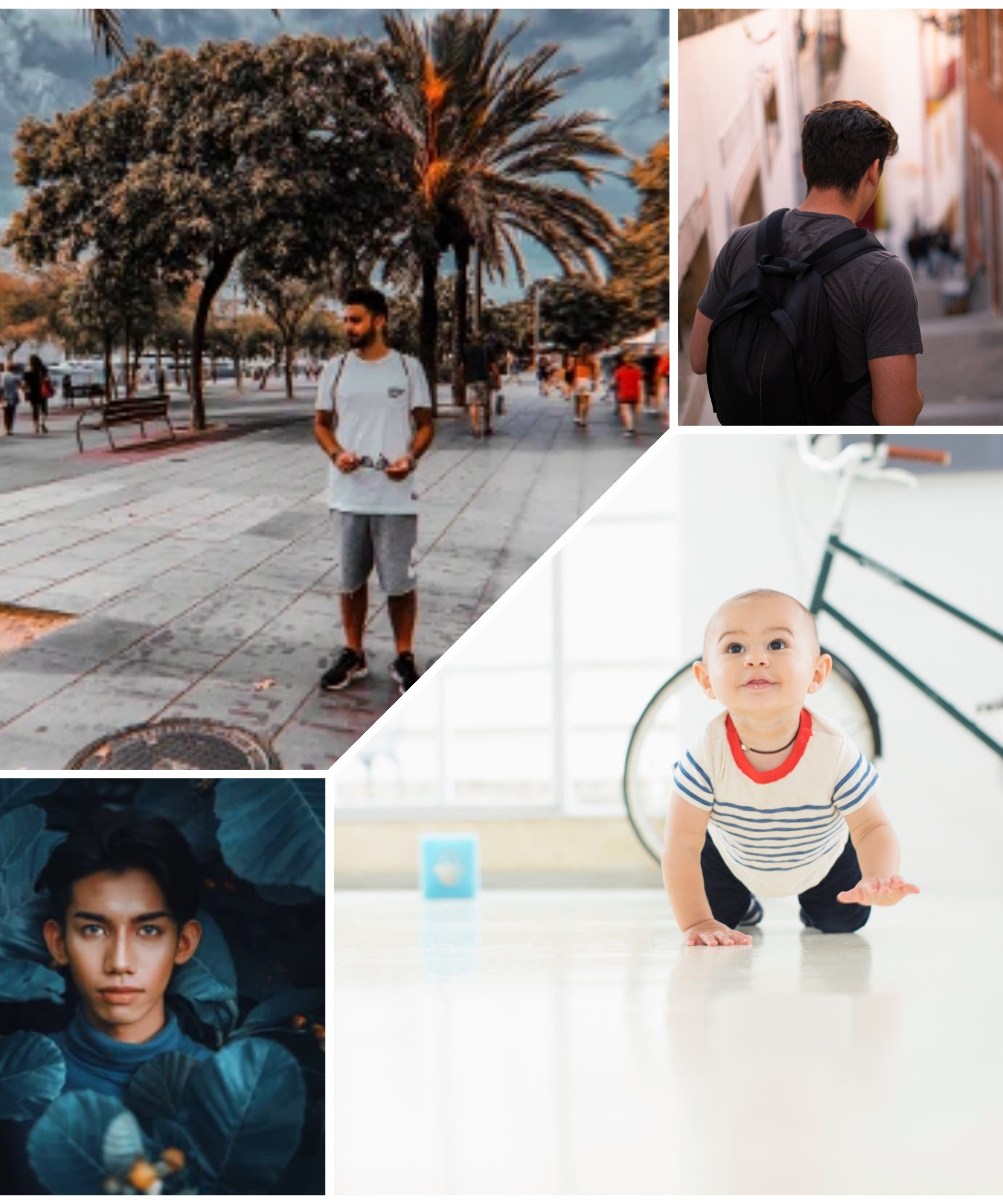 Four Pic Customized Collage A4 Frame