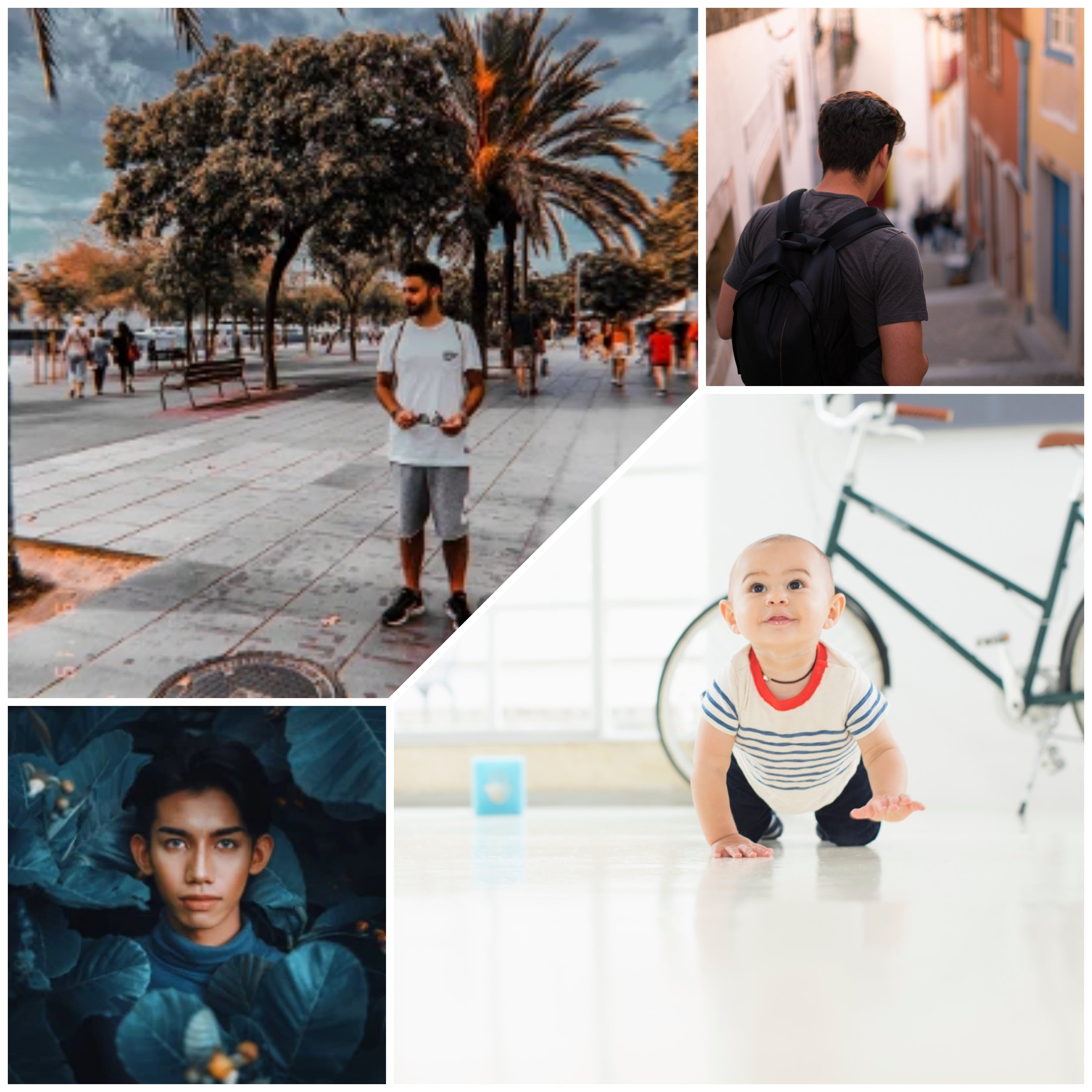 Four Pic Customized Collage A4 Frame