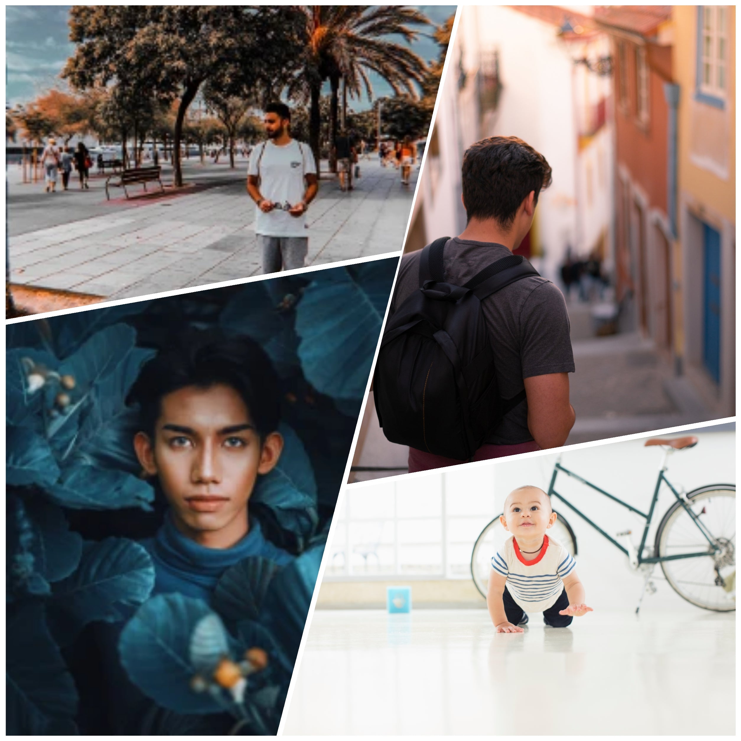 Four Pic Customized Collage A4 Frame