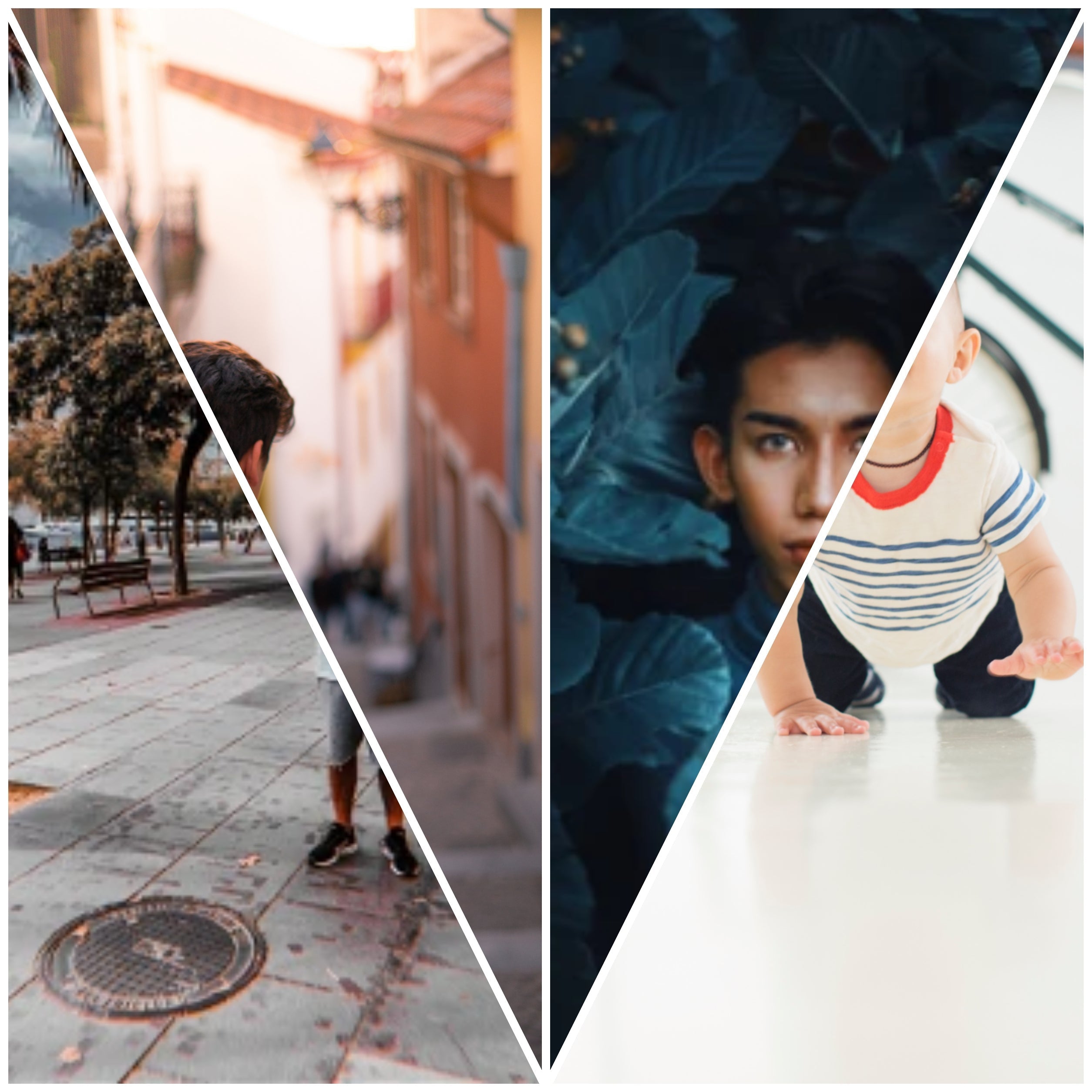 Four Pic Customized Collage A4 Frame